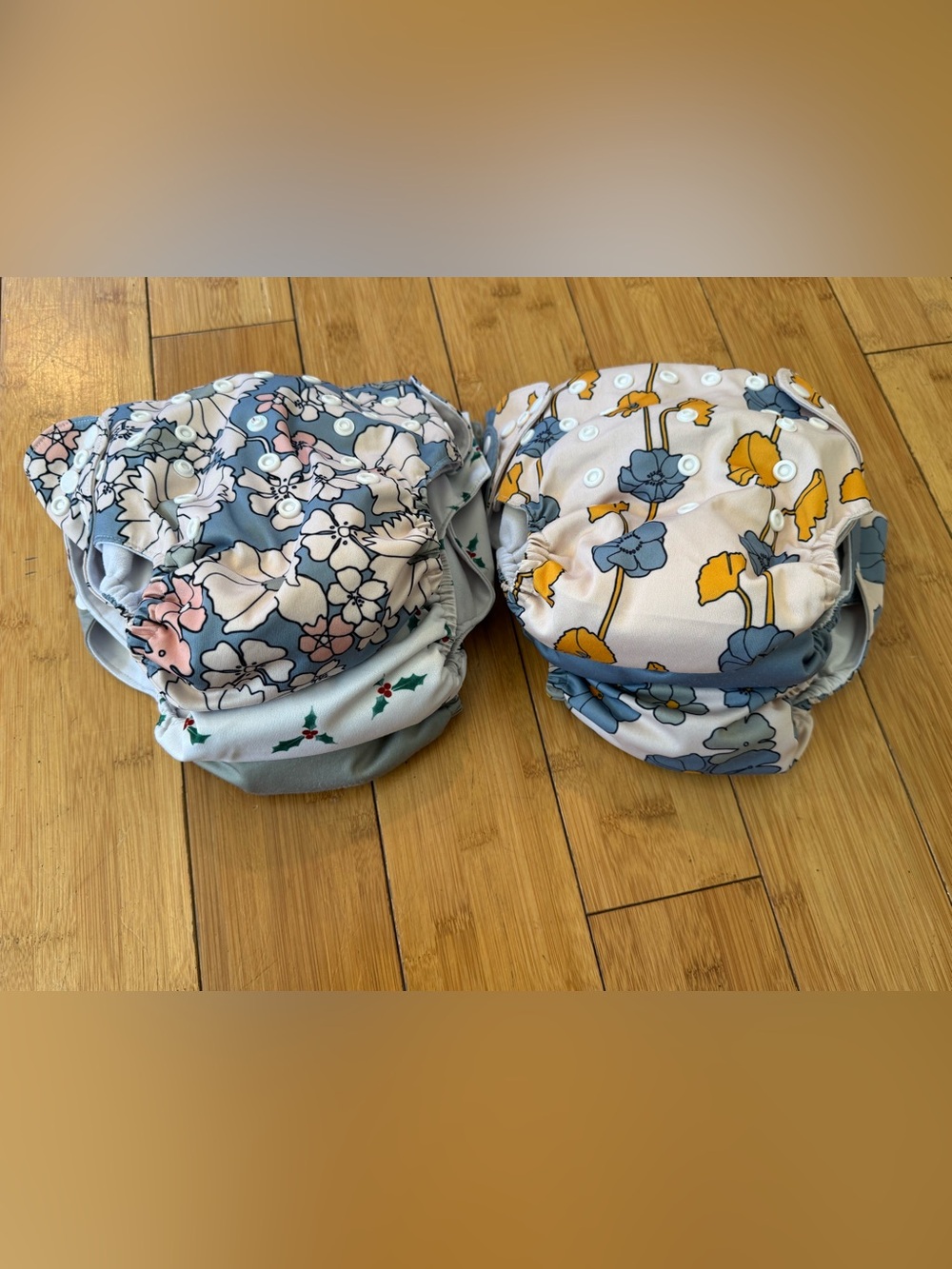 Nora’s Nursery Reusable Diaper Covers with inserts x 6
